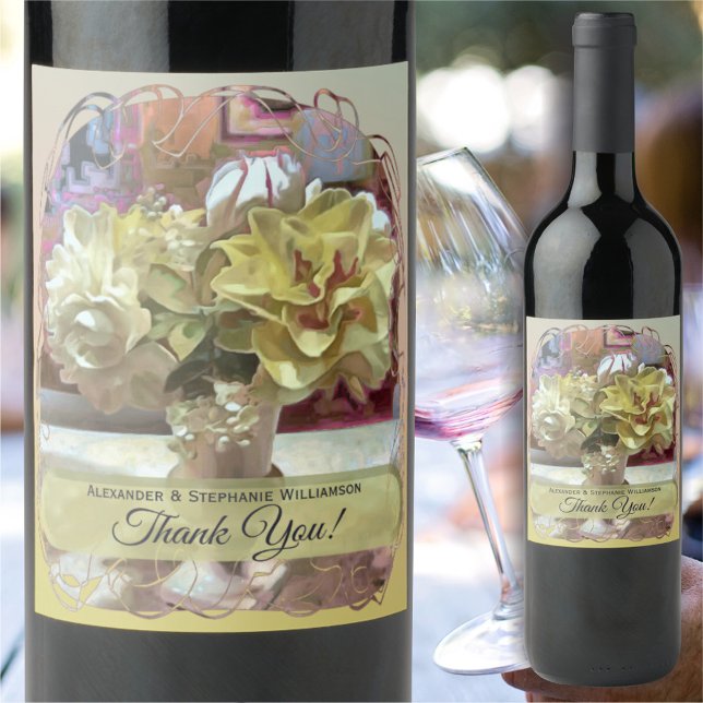 First Spring Flowers Thank You PCM1 Wine Label (Creator Uploaded)