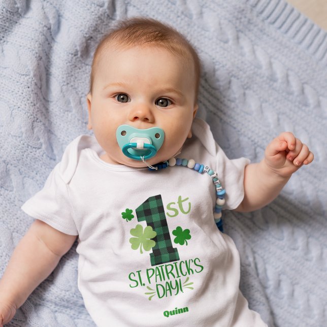 First St. Patrick's Day Baby Bodysuit (Creator Uploaded)
