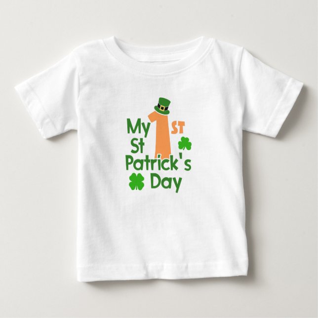 First St. Patrick's Day  Baby T-Shirt (Front)