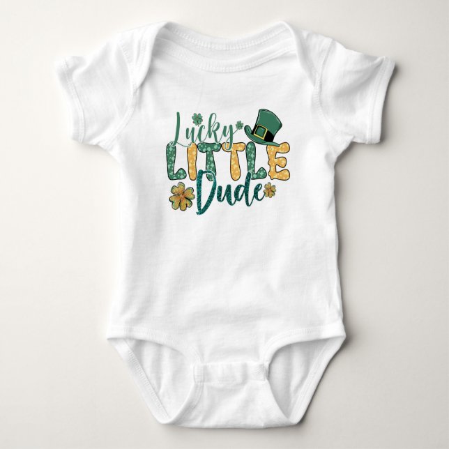 First St. Patrick's Day  Baby T-Shirt Bodysuit (Front)