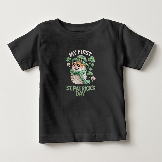 First St. Patricks Day Irish Baby  T-Shirt (Front)