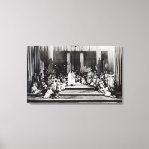 First stage performance in England "Semele" Canvas Print