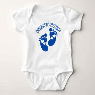 First Step Baby Bodysuit for Boys.