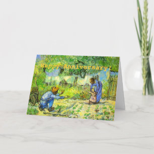 First steps, 1890 Vincent van Gogh. Card