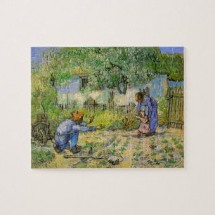 First Steps (after Millet) by Vincent van Gogh Jigsaw Puzzle