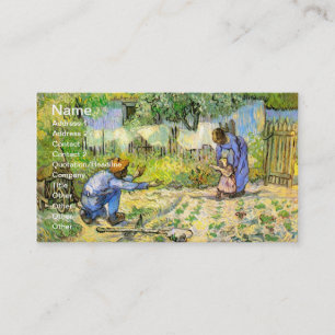 First Steps (after Millet) Van Gogh Fine Art Business Card