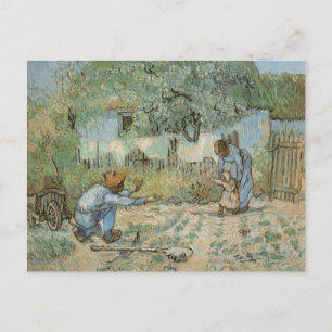 First Steps (after Millet) Van Gogh Fine Art Postcard