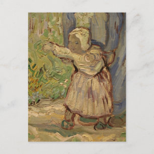 First Steps, after Millet - Vincent Van Gogh Postcard