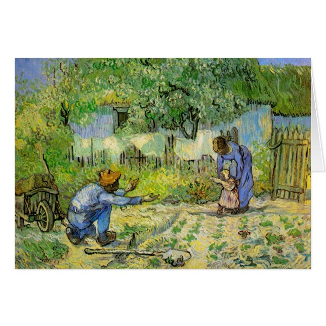 First Steps by Vincent van Gogh (Front Horizontal)