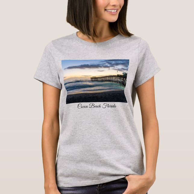 First Sunrise At Cocoa T-Shirt (Front)