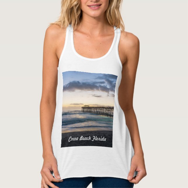 First Sunrise At Cocoa Tank Top (Front)