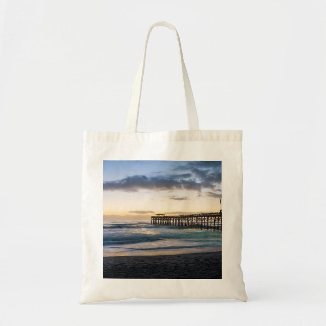 First Sunrise At Cocoa Tote Bag (Front)