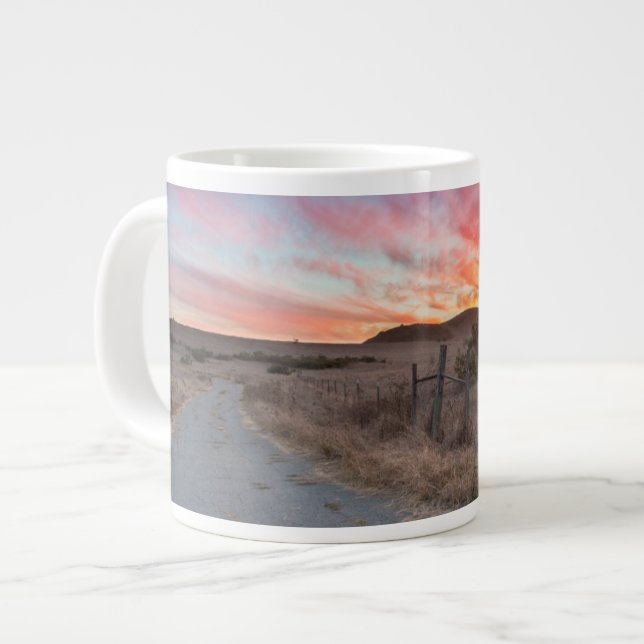 First Sunset of the Day Large Coffee Mug (Front Left)