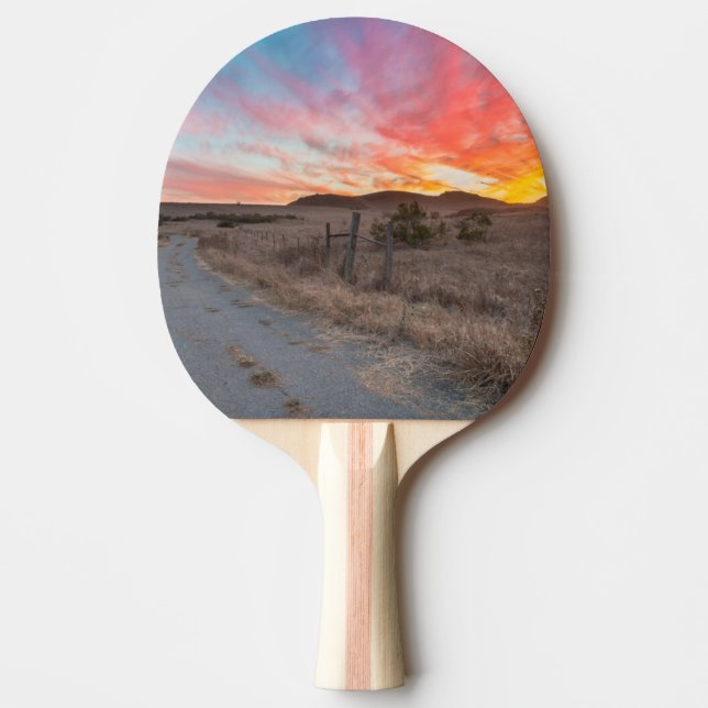 First Sunset of the Day Ping Pong Paddle (Front)