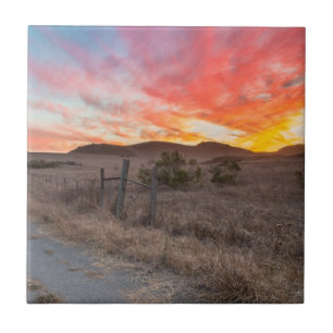 First Sunset of the Day Tile