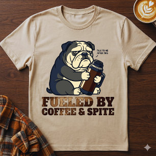 First The Coffee Then Adulting Grumpy Chihuahua T-Shirt