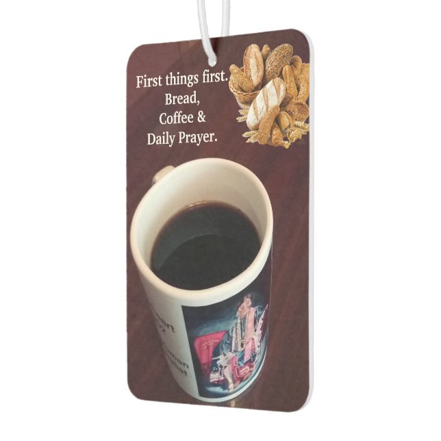 First Things First Flora Mug Air Freshener (Left)