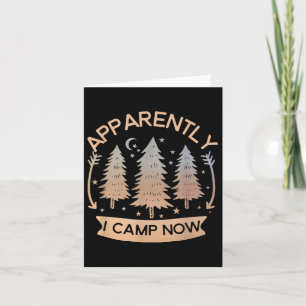 First Time Camping Cute New Camper Rv Apparently I Card