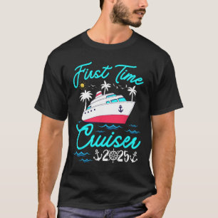First Time Cruiser 2025 Cruise Family Vacation Kid T-Shirt