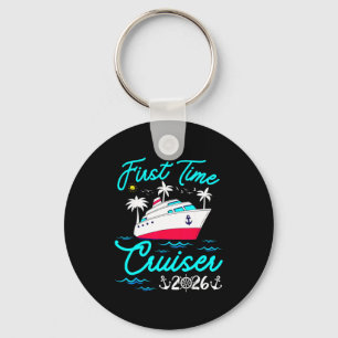 First Time Cruiser 2026 1st Cruise Vacation Family Key Ring