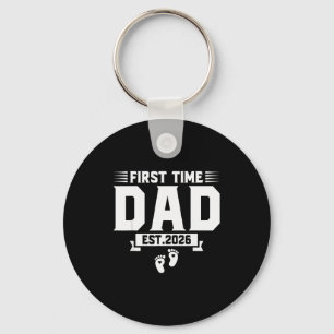 First Time Dad 2026 Dad Promoted To Dad Est 2026 N Key Ring