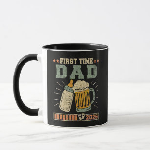 First Time Dad 2026 Expecting Baby Funny Mug