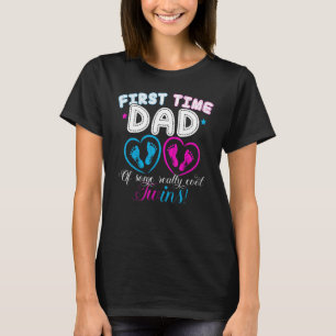 First Time Dad Daddy Of Twins Father s Day Gif T-Shirt
