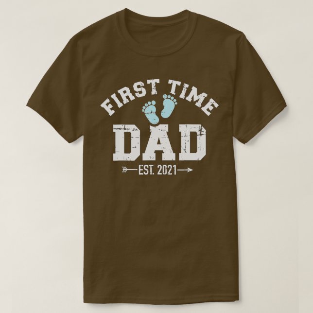 First time dad est  T-Shirt (Design Front)