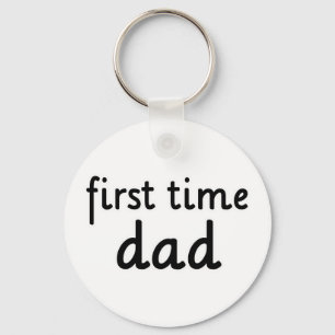 First Time Dad Key Ring