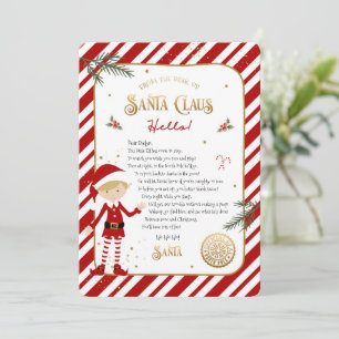 First Time Elf Arrival Welcome Letter