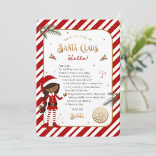 First Time Elf Arrival Welcome Letter