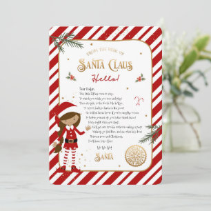 First Time Elf Arrival Welcome Letter