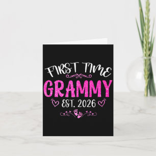 First time grammy est 2026 soon to be mum mother's card
