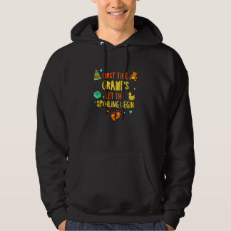 First Time Gramps Let the Spoiling Begin Grandma Hoodie