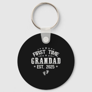 First Time Grandad Est 2025 Father S Day Promoted Key Ring