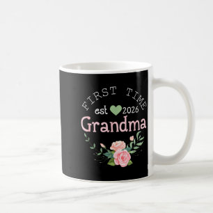 First Time Grandma Est 2026 New Grandmother 1st Ti Coffee Mug