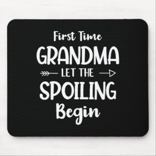 First Time Grandma Humor Grandma To Be Funny New G Mouse Pad