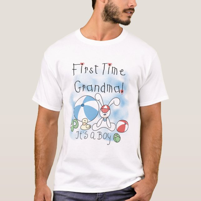 First Time Grandma of Boy Tshirts and Gifts (Front)