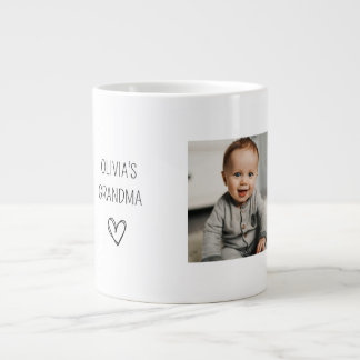First Time Grandma Photo Large Coffee Mug