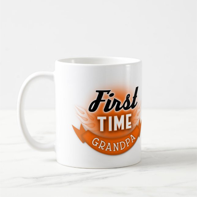 First Time Grandpa Mug (Left)