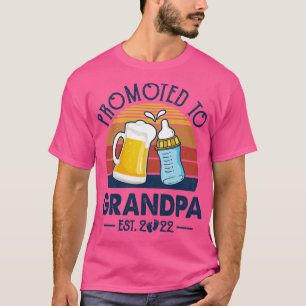 First Time Grandpa Promoted To Grandpa 2022 Father T-Shirt