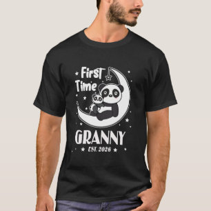 First Time Granny EST 2026 Mother s Day Cute Heart T-Shirt