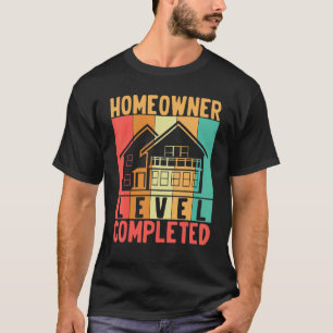 First Time Homeowner Gamer For Moving Announcement T-Shirt