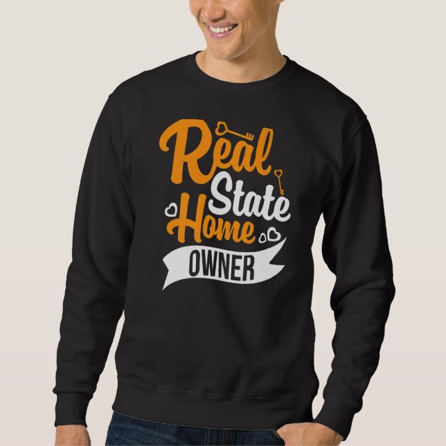 First Time Homeowner Girl  Housewarming New House  Sweatshirt (Front)