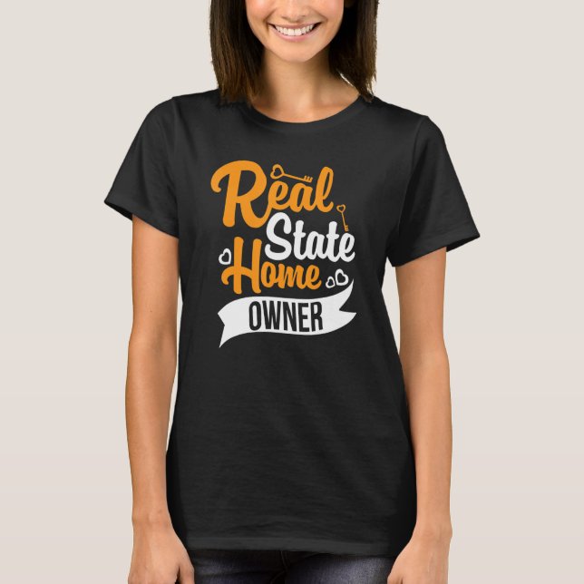 First Time Homeowner Girl  Housewarming New House  T-Shirt (Front)