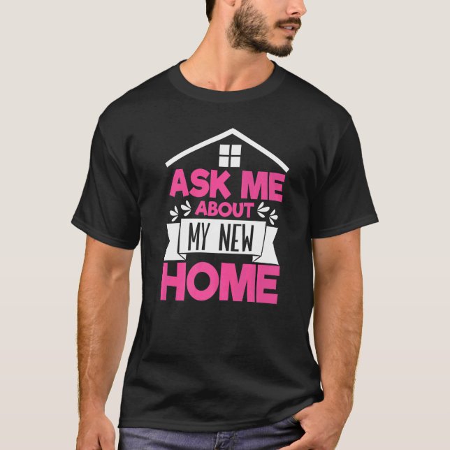 First Time Homeowner Girl  Housewarming New House  T-Shirt (Front)
