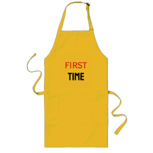 FIRST TIME LONG APRON