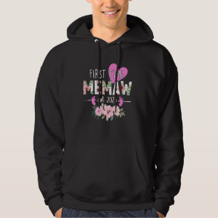 First Time Memaw Est. 2025 Promoted To New Grandma Hoodie