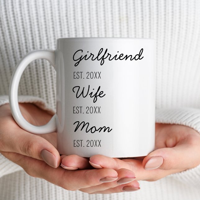First Time Mum Dad Gift for Husband Wife Parents Coffee Mug (Creator Uploaded)