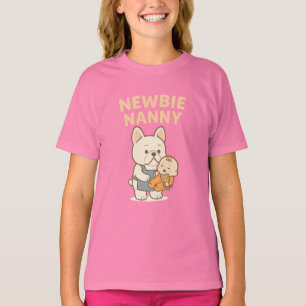 First-Time Nanny – Cute Dog & Baby Tee